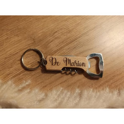 Porte Clé Decapsuleur Personalisable Recto Verso