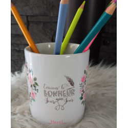 Pot a crayon/Maquillage Personnalisée
