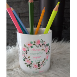 Pot a crayon/Maquillage Personnalisée